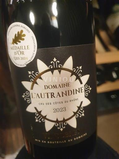 Rhônedalen Côtes du Rhône Domaine L'autrandine 2023