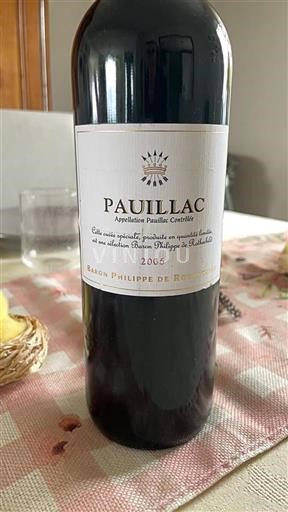 Bordeaux Pauillac Baron Philippe De Rothschild 2006