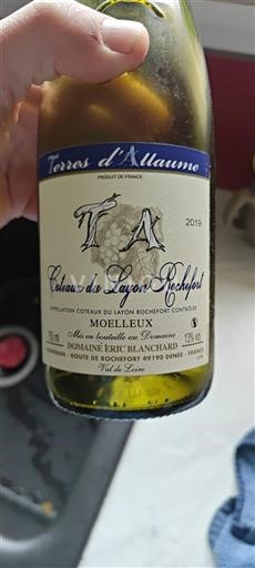 Valle del Loira No especificado Domaine Eric Blanchard Terres d'Allaume 2019