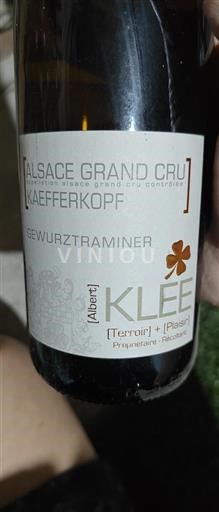 Elzas Alsace Grand Cru Grand Cru Albert Klee 2015
