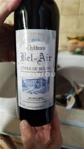 Burdeos Côtes-de-bourg Château Belair 2014