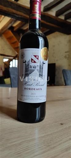 Bordeaux Château Haut Breuil 2021