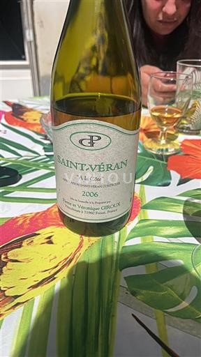 Bourgogne Saint-Véran Pierre Et Véronique Giroux A la Côte 2006