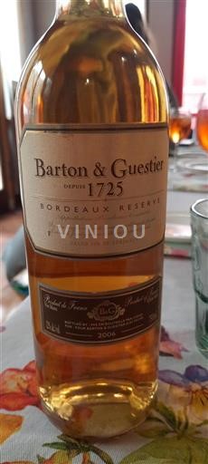 Bordeaux Barton & Guestier Bordeaux Reserve 2006