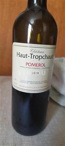 Bordeaux Pomerol Château Hauttropchaud 2018