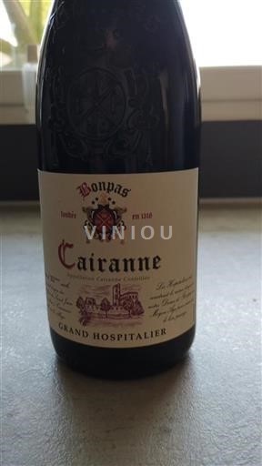 Vallée du Rhône Cairanne Bonpas Grand Hospitalier 2023
