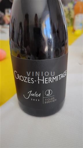Údolí Rhôny Crozes-Hermitage Les Clos Servien Jules 2023