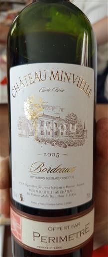 Bordeaux Château Minvielle Chérie 2005