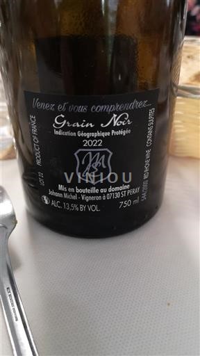 Údolí Rhôny Nespecifikováno Johann Michel Grain Noir 2022