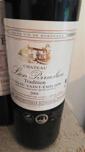 Bordeaux Lussac-saint-émilion Château Lion Perruchon Tradition 2004