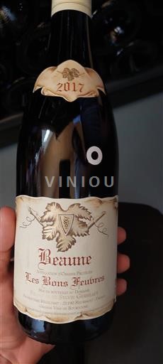 Burgundy Beaune Franck Et Sylvie Gerbeaut Les Bons Feubres 2017