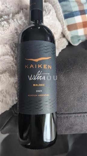 Vin Rouge sec Ultra Kaiken 2021 Argentine Mendoza