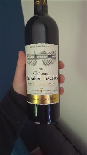 Bordeaux Saint-Émilion Grand Cru Chevalier Lescour 2016