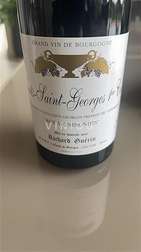 Bourgogne Grand Cru Richard Guérin Aux Vignerondes 2020