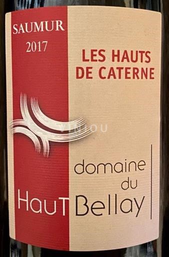 Valle del Loira Saumur Domaine Haut Bellay Les Hauts de Caterne 2017