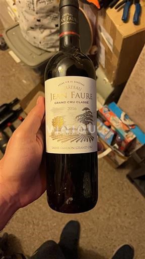 Bordeaux Saint-Émilion Grand Cru Classé Château Jean Faure 2016