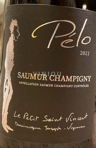 Loiredalen Saumur Le Petit Saint Vincent Pélo 2021