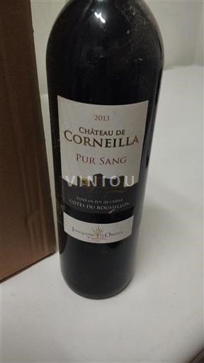 Roussillon Côtes du Roussillon Château Corneilla Pur Sang 2013