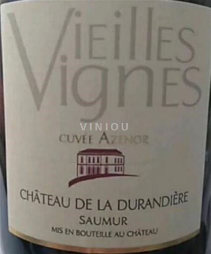 Loiretal Saumur Château La Durandière Azénor vieilles vignes 2018