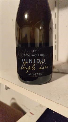 Loire Valley Montlouis-sur-Loire Domaine La Taille Aux Loups Triple Zéro Non-Vintage