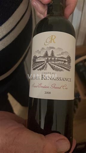 Bordeaux Saint-Émilion Grand Cru Château Gravetrenaissance 2008