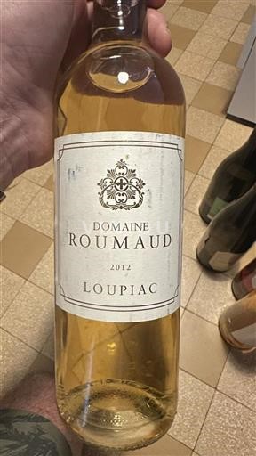Bordeaux Loupiac Domaine Roumaud 2012
