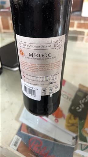 Bordeaux Médoc La Cave Augustin Florent Ikke årgangsbestemt