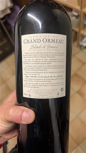 Bordéus Lalande-de-Pomerol Château Grand Ormeau Não Sazonado