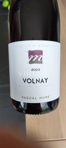 Bourgogne Volnay Pascal Mure 2023
