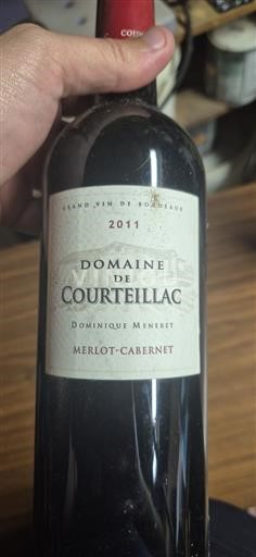 Bordeaux Nespecifikováno Domaine Courteillac Merlot-Cabernet 2011