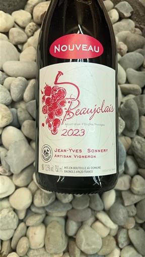 Beaujolais Beaujolais Nouveau Jean Yves Sonnery 2023