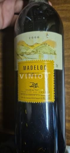 Roussillon Collioure Cellier Des Templiers Madeloc 2006