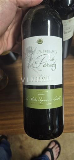 Languedoc Fitou Les Maîtres Vignerons De Cascastel Les Terrasses du Paradis 2008