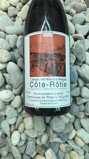 Vale do Ródano Côte-rôtie Domaine Villard 2004