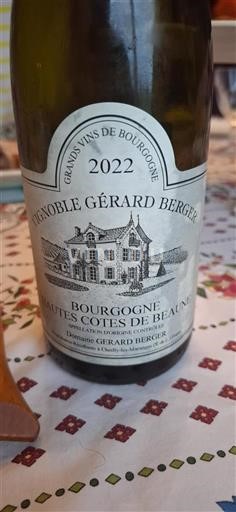 Bourgogne Hautes Côtes de Beaune Vignoble Gérard Berger 2022