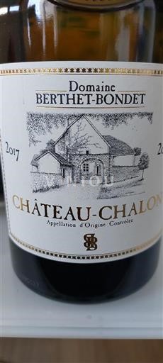 Jura Château-Chalon Domaine Berthetbondet 2017