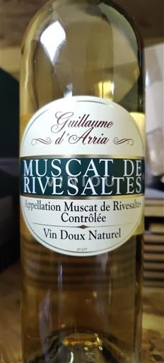 Roussillon Muscat de Rivesaltes Guillaume Arria Non Millésimé