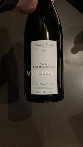 Vin Rouge sec Clos de Cuminaille Famille Pierre Gaillard 2022 France Vallée du Rhône Saint-Joseph
