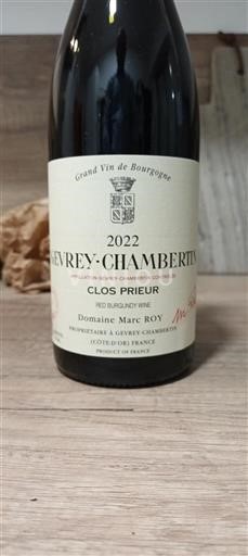 Burgundi Gevrey-Chambertin Domaine Marc Roy Clos Prieur 2022
