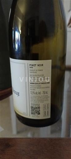 Burgundi Määrittelemätön Domaine Guillotbroux Pinot Noir Ei vuosikertaa