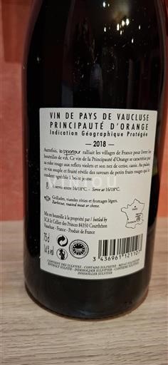 Rhônevallei Niet gespecificeerd Sca Le Cellier Des Princes 2018