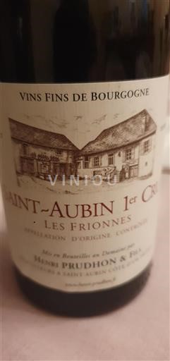 Burgundy Unspecified Premier Cru Henri Prudhon & Fils Les Frionnes Non-Vintage