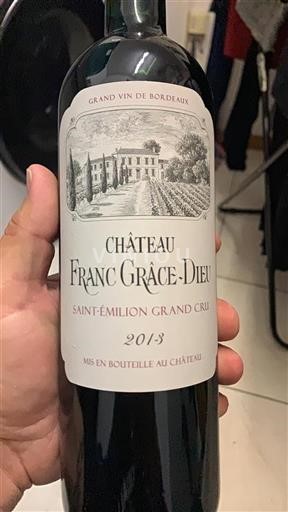 Bordeaux Saint-Émilion Grand Cru Château Franc Grâcedieu 2013