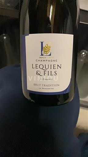 Šampanja Šampanjec Lequien & Fils Brut Tradition La Rencontre Neleten.
