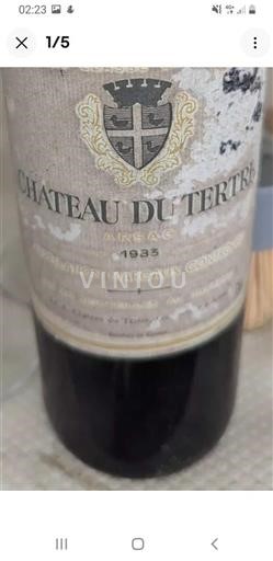 Bordeaux Margaux Grand Cru Château Tertre 1935