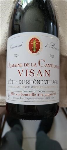 Rhônevallei Côtes-du-rhône-villages Domaine La Cantharide de l'Hermite 2021