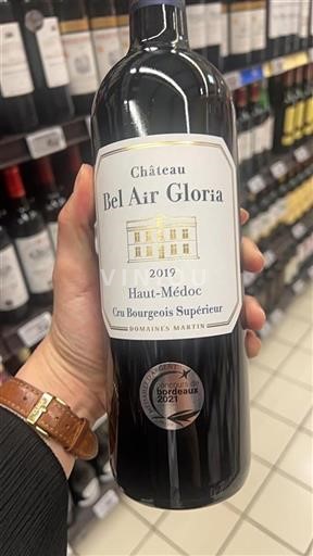 Bordeaux Haut-Médoc Château Bel Air Gloria 2019