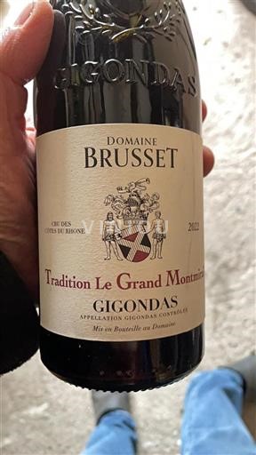 Vallée du Rhône Gigondas Domaine Brusset Tradition Le Grand Montmirail 2022