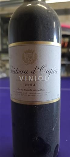 Languedoc Minervois Château Oupia 2004