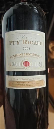 Burdeos Montagne-Saint-Émilion Château Puy Rigaud 2005